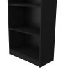 Zachary Black 5-Shelf Bookcase