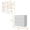 Wyatt White 3-Drawer Dresser