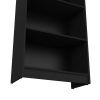 Zachary Black 5-Shelf Bookcase