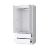 Wyatt White 2-Drawer Armoire