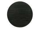 Jasper Ebony Black 29"W Round Coffee Table