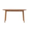 Mid-Century Damsel Extension Dining Table with Removable Leaf, Caramel
