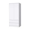 Wyatt White 2-Drawer Armoire