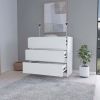 Wyatt White 3-Drawer Dresser