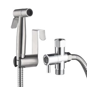 304 stainless steel sanitary equipment toilet sprayer women's washer (Color: Chrome)